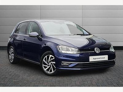 Used VW Golf VII Match 150 HP (110 kW) 2019 Blue Hatchback