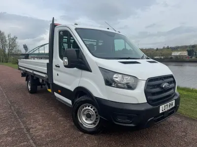 Used Ford Transit S 130 HP (95 kW) 2021 White Cabriolet