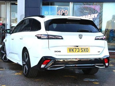 White Used 2023 Peugeot 308 SW GT Estate | £18,252 (Fair price)