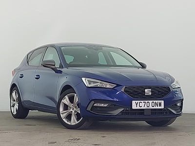 Used Seat Leon FR 130 HP (95 kW) 2020 Blue Hatchback