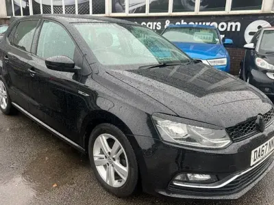 Used VW Polo Edition 90 HP (66 kW) 2017 Black Hatchback