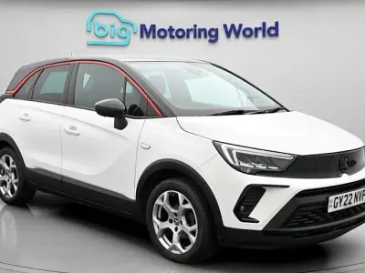 Used Vauxhall Crossland GS Line 83 HP (61 kW) 2022 White SUV