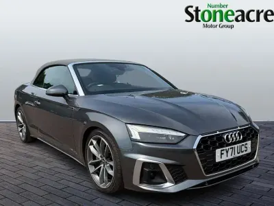 Used Audi A5 Cabriolet S-Line 204 HP (150 kW) 2021 Grey Cabriolet
