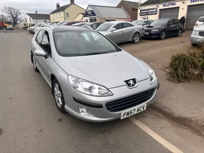 Used Peugeot 407 136 HP (100 kW) 2007 Silver Estate
