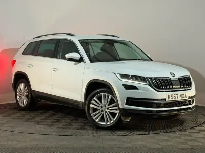 Used Skoda Kodiaq SE L 190 HP (139 kW) 2017 White SUV