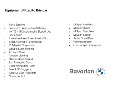 Used BMW 330e M Sport 288 HP (211 kW) 2022 Black