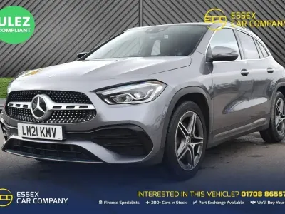 Usado Mercedes GLA200 AMG line 150 HP (110 kW) 2021 Cinzento SUV