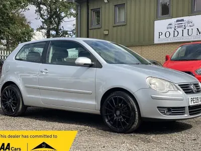Used VW Polo Match 78 HP (57 kW) 2009 Silver Hatchback