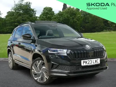 Używany Skoda Karoq SportLine 150 KM (110 kW) 2023 Czarny SUV