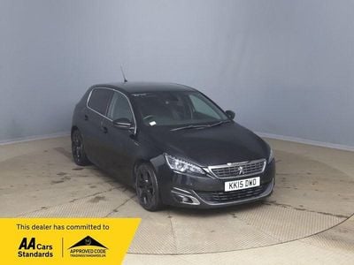 Used Peugeot 308 GT-line 150 HP (110 kW) 2015 Black Hatchback