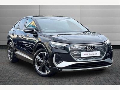 Used Audi Q4 Sportback e-tron S-Line 125 kW (170 HP) 2022 Black SUV