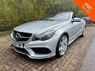 Used Mercedes E220 AMG line 2016 Silver Cabriolet