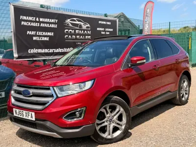 Used Ford Edge Titanium 210 HP (154 kW) 2016 Red SUV