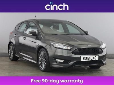 Grey Used 2018 Ford Focus ST-Line Hatchback | £8,499 (Fair price)