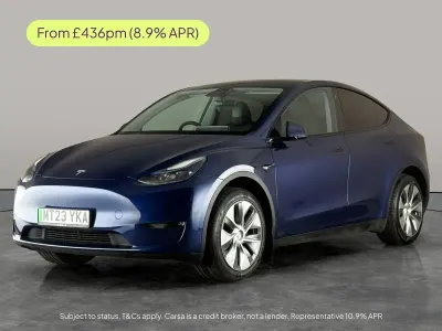 Used Tesla Model Y Long Range AWD 378 kW (514 HP) 2023 Blue SUV