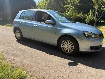 Used VW Golf VI S 105 HP (77 kW) 2009 Blue Hatchback