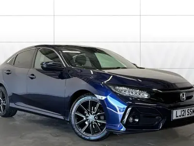 Used Honda Civic EX 126 HP (92 kW) 2021 Blue Hatchback