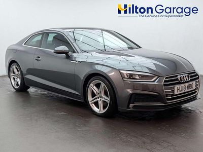 Used Audi A5 S-Line 190 HP (139 kW) 2018 Grey Coupe