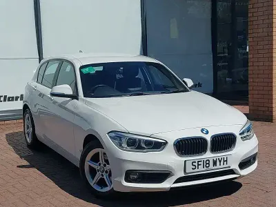 Used BMW 116 Performance 116 HP (85 kW) 2018 White Hatchback