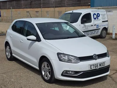 Used VW Polo Match 90 HP (66 kW) 2017 White Hatchback