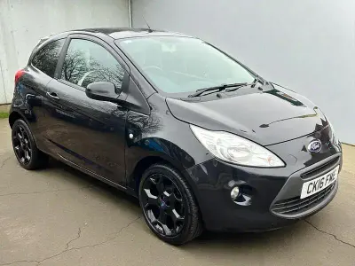 Used Ford Ka Zetec 69 HP (50 kW) 2016 Black Hatchback