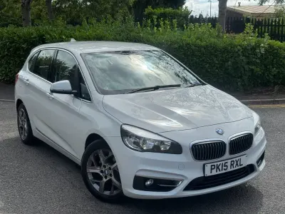Used BMW 218 Luxury Line 150 HP (110 kW) 2015 White MPV