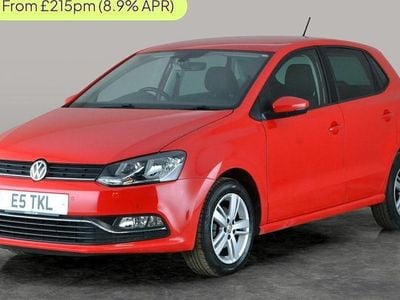 Used VW Polo Edition 90 HP (66 kW) 2017 Red Hatchback