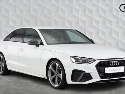 Used Audi A4 Black Edition 163 HP (119 kW) 2020 White Sedan