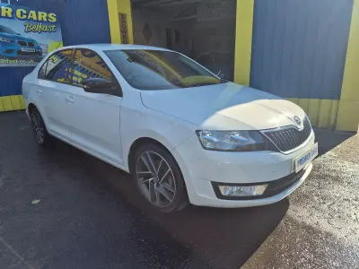 Used Skoda Rapid Sport 110 HP (80 kW) 2017 White Hatchback