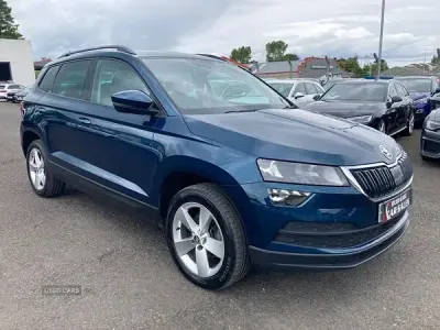 Used Skoda Karoq SE 116 HP (85 kW) 2018 Blue SUV