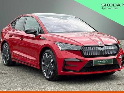 Used Skoda Enyaq iV vRS 183 kW (250 HP) 2024 Velvet red metallic SUV