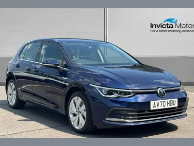 Used VW Golf VIII Style 130 HP (95 kW) 2020 Blue Hatchback
