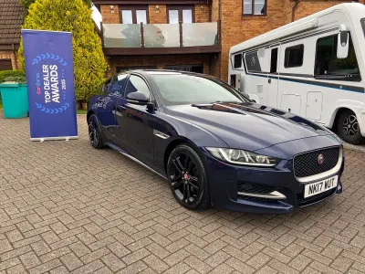 Used Jaguar XE R-Sport 180 HP (132 kW) 2017 Blue Sedan