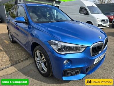 used BMW X1 2.0 XDRIVE18D M SPORT 5d 148 BHP IN BLUE ( ESTORIL BLUE ) WITH 39,060 MILES