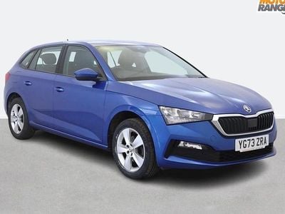 Used Skoda Scala SE 110 HP (80 kW) 2023 Blue Hatchback