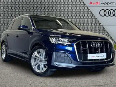 Used Audi Q7 S-Line 281 HP (206 kW) 2022 Blue SUV