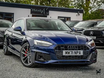 Used Audi A5 S-Line 261 HP (191 kW) 2022 Blue Coupe