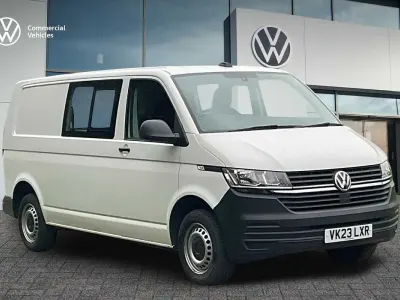 Begagnad VW Transporter Startline 2023 Vit Van