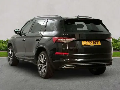 Used Skoda Kodiaq SportLine 150 HP (110 kW) 2022 Black SUV