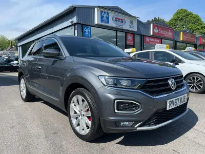 Usado VW T-Roc SEL 190 CV (139 kW) 2018 Gris SUV