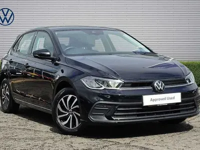 Used VW Polo Life 95 HP (69 kW) 2024 Black Hatchback