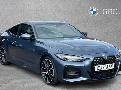 Used BMW 420 M Sport 187 HP (137 kW) 2021 Blue Coupe