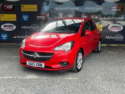 Used Vauxhall Corsa Excite 90 HP (66 kW) 2015 Red Hatchback