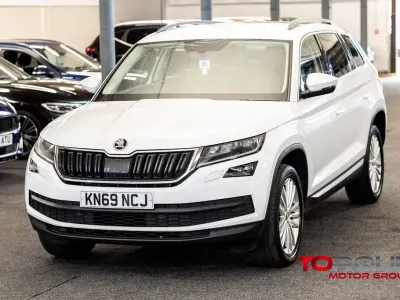 Used Skoda Kodiaq SE L 150 HP (110 kW) 2019 White SUV