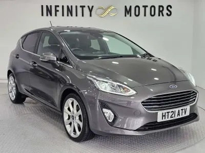 Usado Ford Fiesta Titanium X 2021 Cinzento Citadino