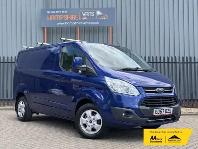 Used Ford Transit Custom Limited 130 HP (95 kW) 2017 Blue Van