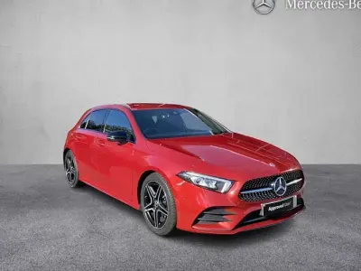 Used Mercedes A180 AMG line 136 HP (100 kW) 2022 Red Hatchback