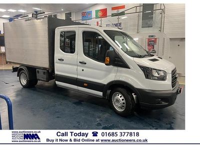 Used Ford Transit 130 HP (95 kW) 2019 White Cabriolet