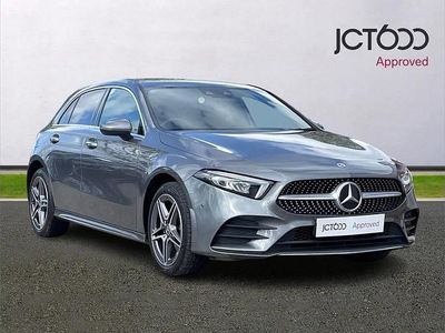 Begagnad Mercedes A250 AMG Line Premium 214 HK (157 kW) 2021 Grå Halvkombi