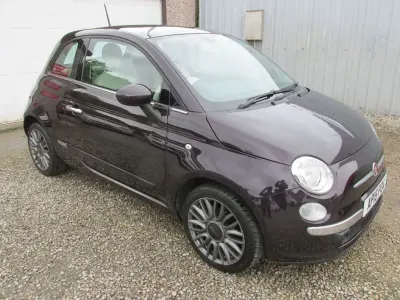 Used Fiat 500 Lounge 69 HP (50 kW) 2015 Mauve/purple Hatchback